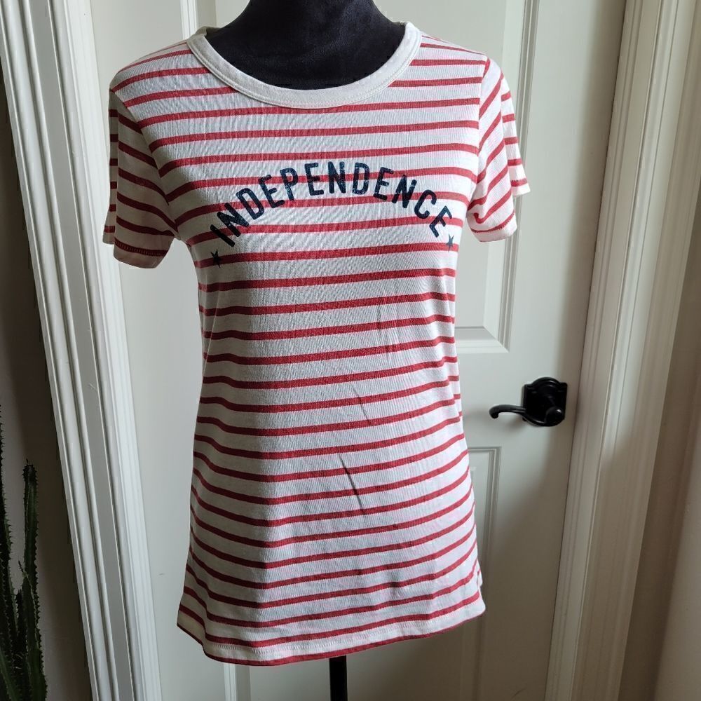 New Alternative Apperal INDEPENDANCE Stripe T-shirt